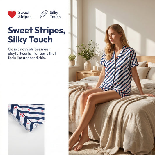 Women's 2-Piece Aesthetic Minimalist Matching Waffle Knit Loungewear Set, Cute Bear Embroidery Nightwear, Soft Texture Button-Down PJs & Relaxed-Fit Jogger Pants for Winter Home Use