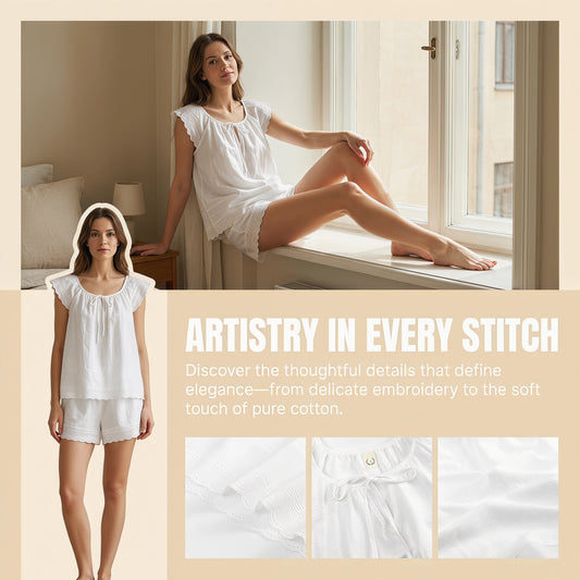 Women's Aesthetic 2-Piece Teddy Style Plush Fleece Lounge Set - Button-Down Top, Elastic Pants, Heart Embroidery, Cozy Winter Warm Sleepwear, Matching Cloud Coral Home Outfit, Cute Valentine's/Birthday Gift Pajama Womenswear