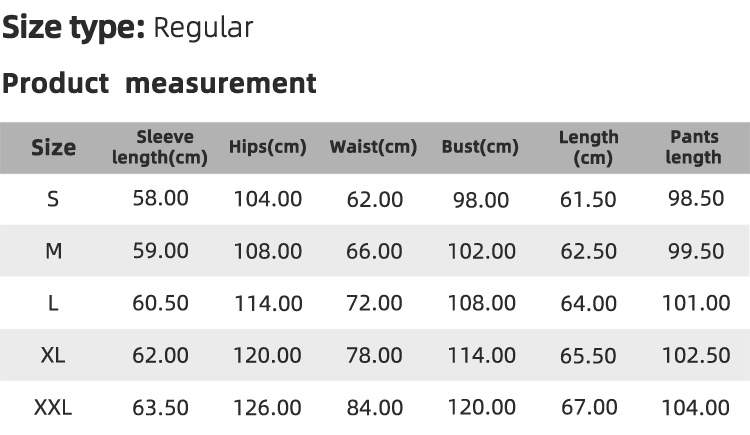 Size Chart Image